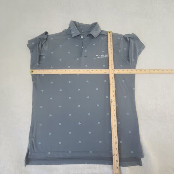 Fairway & Greene The Breakers Rees Jones course Mens golf polo blue Size Medium - Picture 6 of 9